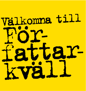 Välkomna till författarkväll